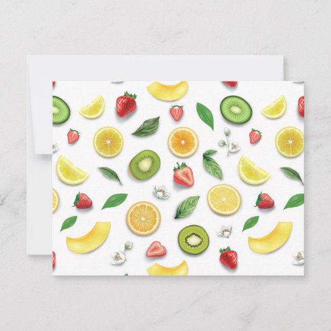 Tarjeta Pequeña Frutas Variadas 4 (Anverso)