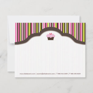 Tarjeta Pequeña Fun Bakery   Cupakes Notecards
