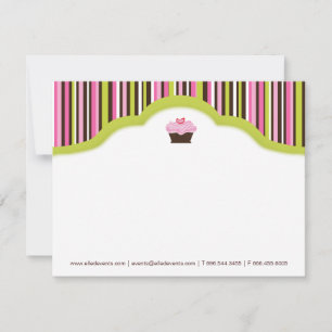 Tarjeta Pequeña Fun Bakery   Cupakes Notecards