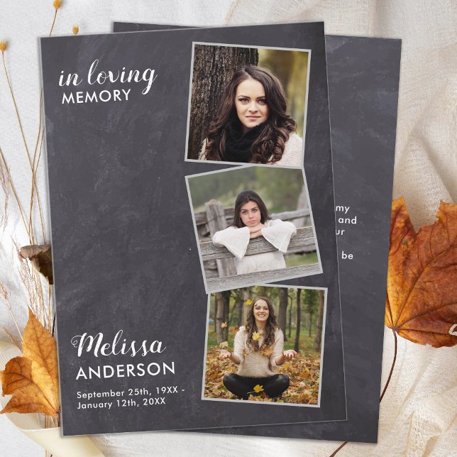 Tarjeta Pequeña Funeral del presupuesto Gracias 3 Fotografía Simpa (Subido por el creador)