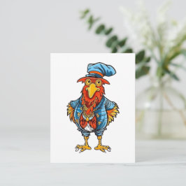 Tarjeta Pequeña Funny Bossy Personalizado Rooster