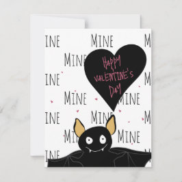 Tarjeta Pequeña Funny Cute You’re Fangtastic Bat Pun 