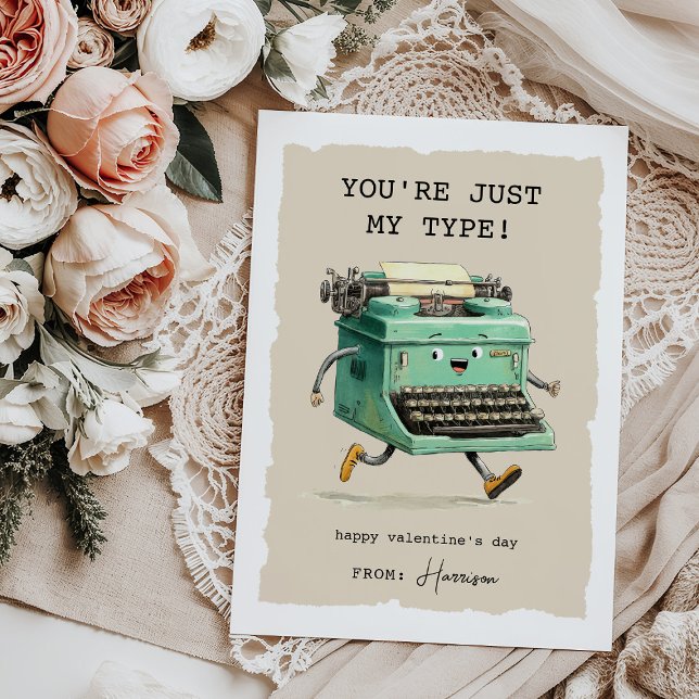 Tarjeta Pequeña Funny Kids Classroom Valentines Day (Subido por el creador)