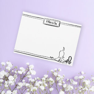 Tarjeta Pequeña Funny Labrador Recuperador Personalizado Cute Dote