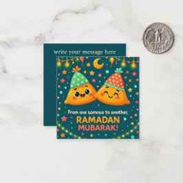 Tarjeta Pequeña Funny Ramadan Mubarak