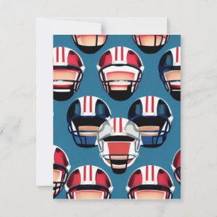 Tarjeta Pequeña Fútbol americano