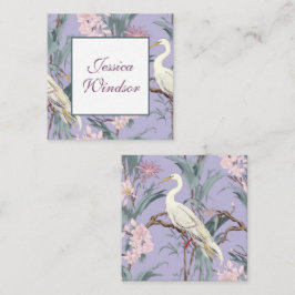 Tarjeta Pequeña Gabinete de regalo de Chinoiserie Lavender Floral 