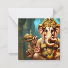 Tarjeta Pequeña Ganesh se toma un selfie