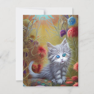 Tarjeta Pequeña Gatitos Adorables 2