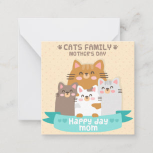 Tarjeta Pequeña Gatos