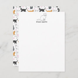 Tarjeta Pequeña Gatos cortos