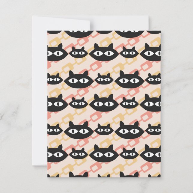 Tarjeta Pequeña Gatos MCM (Anverso)