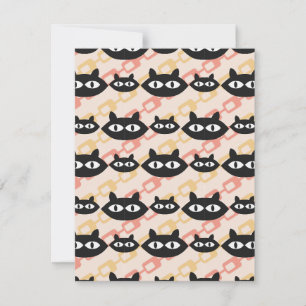 Tarjeta Pequeña Gatos MCM