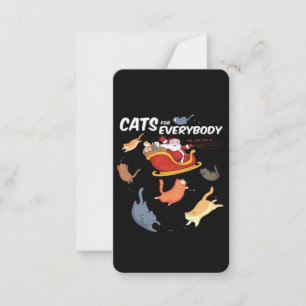 Tarjeta Pequeña Gatos para todos 