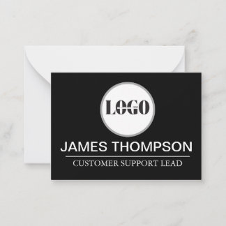 Tarjeta Pequeña Gear de empleados con logotipo de personalizado pa