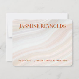 Tarjeta Pequeña Geode de mármol cálido