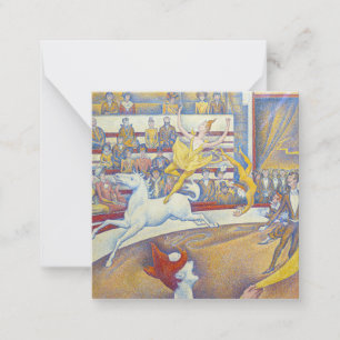 Tarjeta Pequeña Georges Seurat - El circo