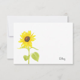Tarjeta Pequeña 'Girasol bailarín'