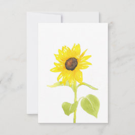 Tarjeta Pequeña 'Girasol bailarín'