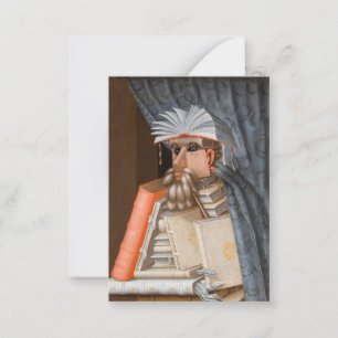 Tarjeta Pequeña Giuseppe Arcimboldo - La bibliotecaria