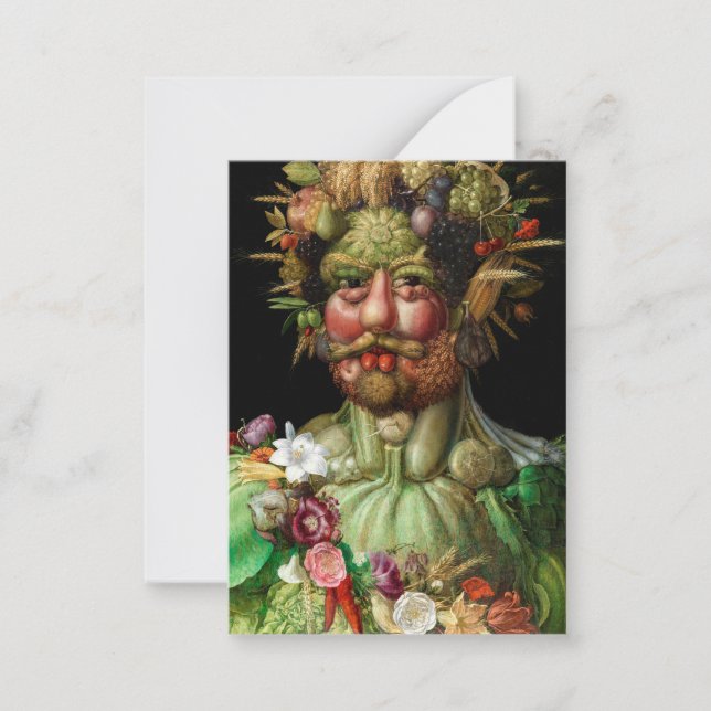 Tarjeta Pequeña Giuseppe Arcimboldo - Vertumnus (Anverso)