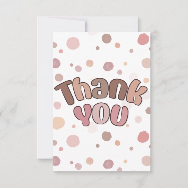 Tarjeta Pequeña Gracias  (Anverso)