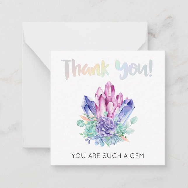 Tarjeta Pequeña *~ GRACIAS A LA minitarjeta AP62 Kindness (Anverso)
