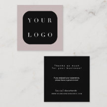 Gracias Moderno y Elegante Negocio Con Logotipo De