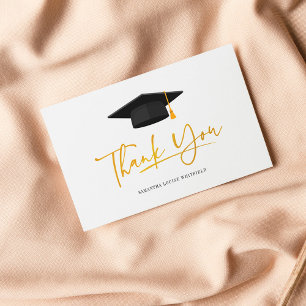 Tarjeta Pequeña Graduación 2024 Script Grad Gracias Script