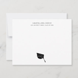 Tarjeta Pequeña Graduación Clase simple de Grado