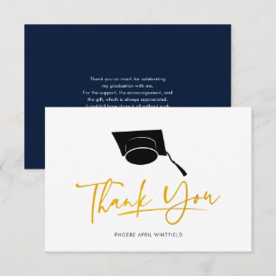 Tarjeta Pequeña Graduación de guión 2025 Gracias
