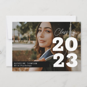Tarjeta Pequeña Graduación de imágenes con guión moderno