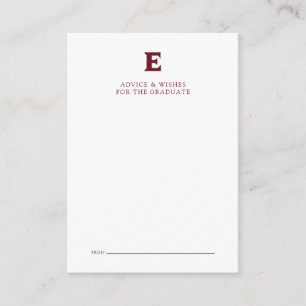 Tarjeta Pequeña Graduación de la Universidad de Elon