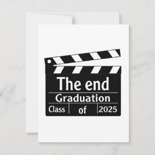 Tarjeta Pequeña Graduación final de cine 2025