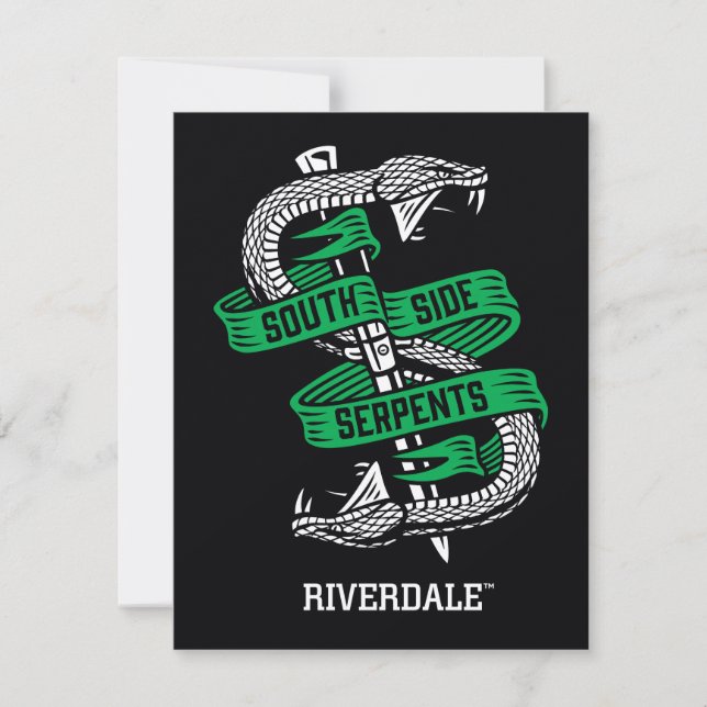Tarjeta Pequeña Gráfico de serpientes del lado sur (Anverso)
