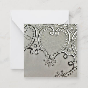 Tarjeta Pequeña Gray Lace