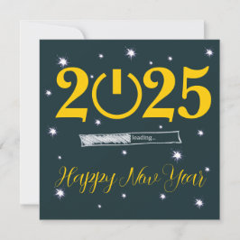 Tarjeta Pequeña Green Card  Happy new Year