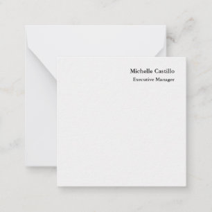 Tarjeta Pequeña Gris ligero Minimalista profesional