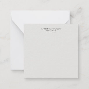 Tarjeta Pequeña Gris platino moderno minimalista sencillo profesio