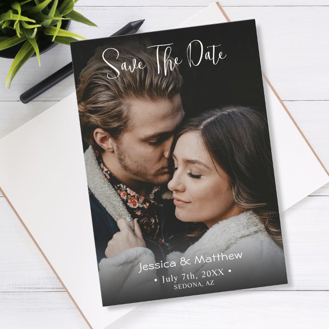 Tarjeta Pequeña Guardar La Fecha, Nombres Foto E Información (Subido por el creador)