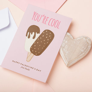 Tarjeta Pequeña Guay As Ice Cream Kids Classroom Valentines