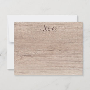 Tarjeta Pequeña Guión de escritura a mano Elegante estilo de mader