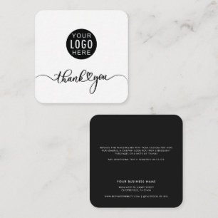 Tarjeta Pequeña Guión de logotipo empresarial personalizado agrade