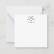 Guión de nombre de familia monogramado con floritu