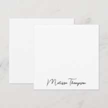 Guión Minimalista moderno personalizado