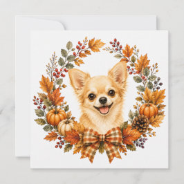 Tarjeta Pequeña Guirnalda de Otoño de Chihuahua