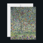 Tarjeta Pequeña Gustav Klimt Apple Tree Note Card<br><div class="desc">Tarjeta de nota Gustav Klimt Apple Tree. Aceite de lienzo de 1912. Un hermoso paisaje de la última época de Klimt. Un gran regalo para los amantes de la pintura paisajística,  los manzanos,  el Art Nouveau y Gustav Klimt.</div>