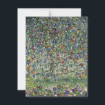 Tarjeta Pequeña Gustav Klimt Apple Tree Note Card<br><div class="desc">Tarjeta de nota Gustav Klimt Apple Tree. Aceite de lienzo de 1912. Un hermoso paisaje de la última época de Klimt. Un gran regalo para los amantes de la pintura paisajística,  los manzanos,  el Art Nouveau y Gustav Klimt.</div>