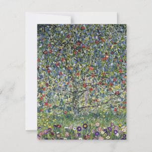 Tarjeta Pequeña Gustav Klimt Apple Tree Note Card
