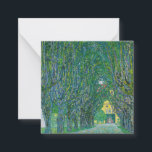 Tarjeta Pequeña Gustav Klimt - Avenida en el Parque Schloss Kammer<br><div class="desc">Avenida en el Parque de Schloss Kammer - Gustav Klimt,  Oil on Canvas,  1912</div>